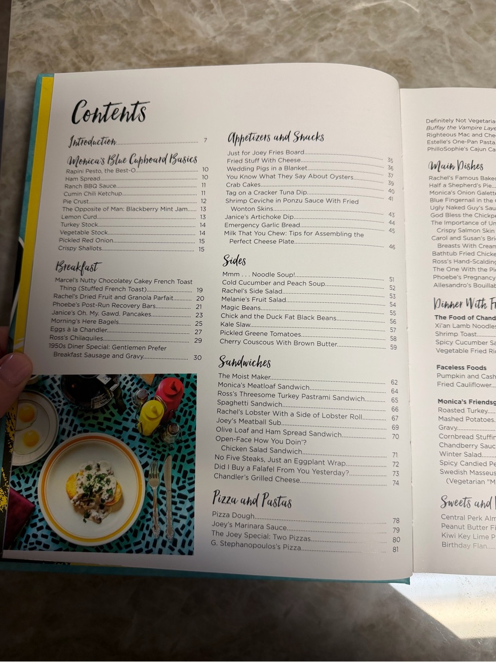 Cookbook Contents Page - Picture 2 of 4